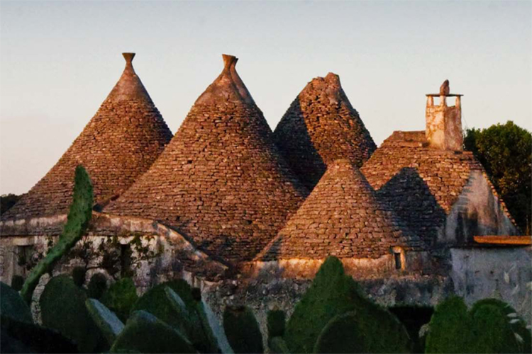 Trulli homes in Apulia, Italy